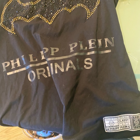 Unisex philipp plein flying bat rhinestone tshirt - Picture 15 of 15